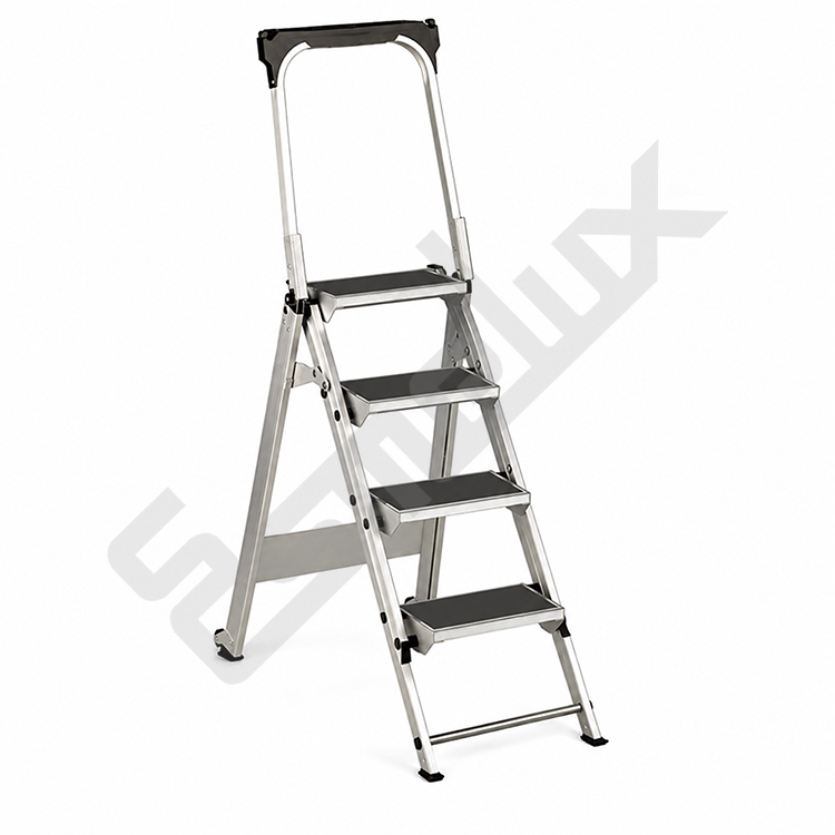Escalera de aluminio plegable RCD con 4 pelda�os